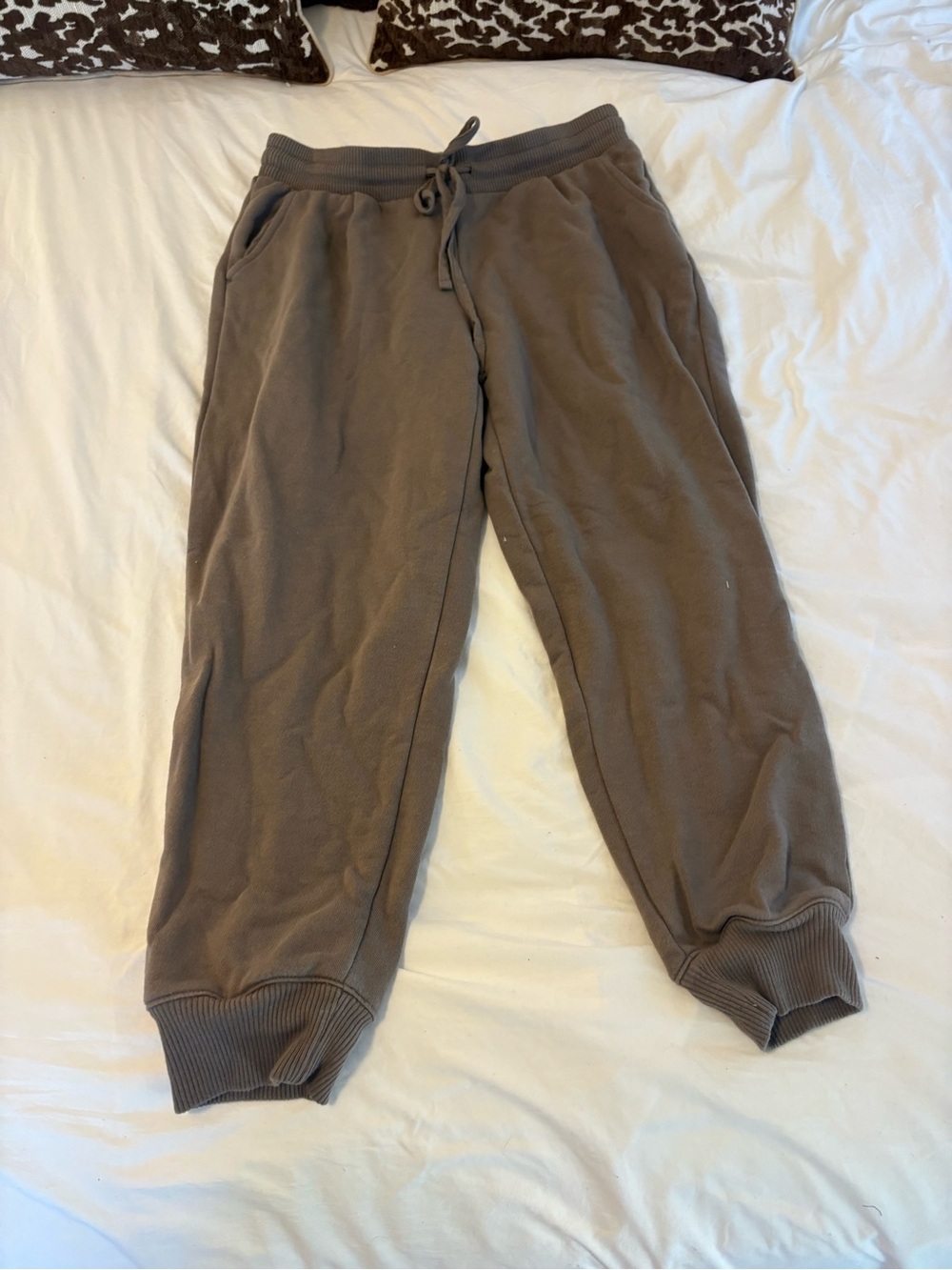 a new day Kids Brown Drawstring Jogger Sweatpants